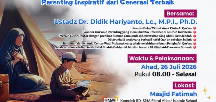 SEMINAR QUR'ANIC PARENTING bekasi