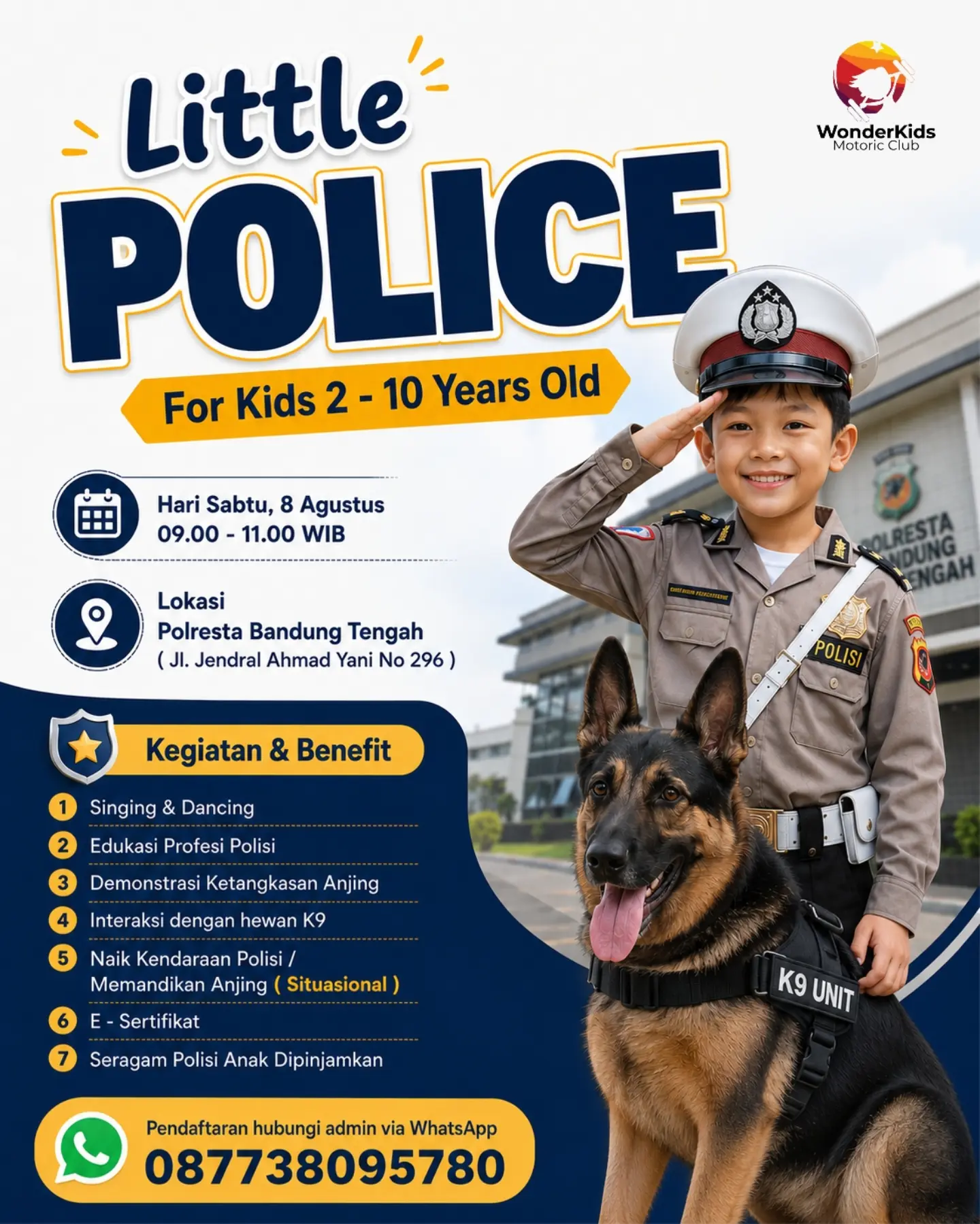 WonderKids Motoric Little Police